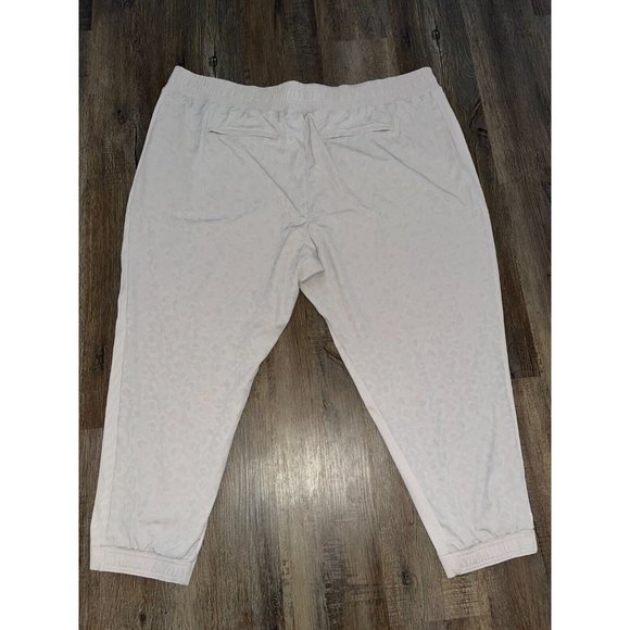 Athleta Brooklyn Textured Jogger-NWT-Size 26-Leopard Abalone Grey - Picture 2 of 4